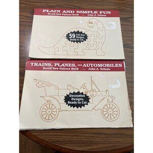 John A. Nelson scroll saw pattern books vintage 1995